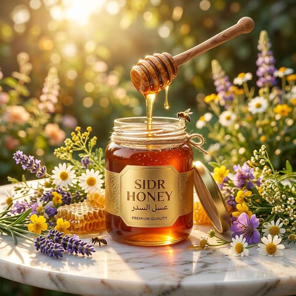 Pure raw organic Sidr honey from wild berry forests of northern Pakistan
